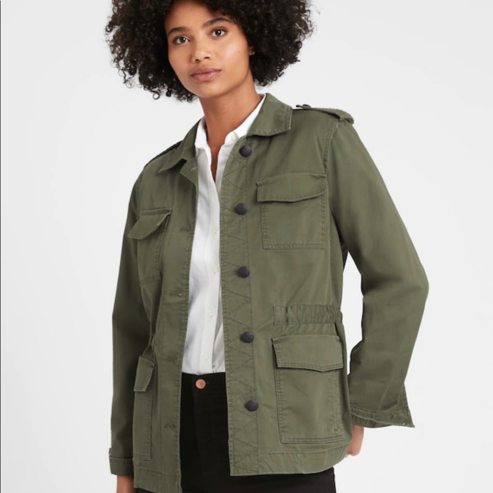 Banana Republic Twill Utility Jacket
